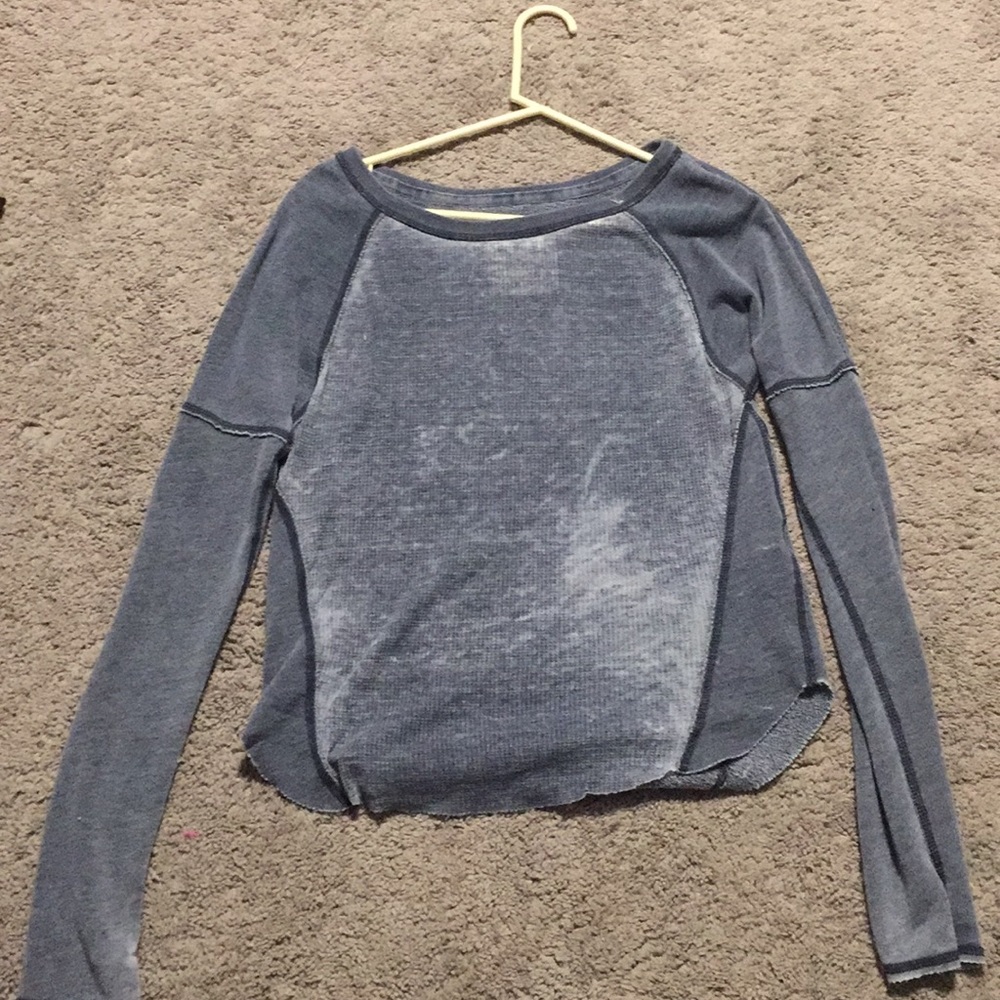 Grey Abercrombie and Fitch long sleeve shirt xs